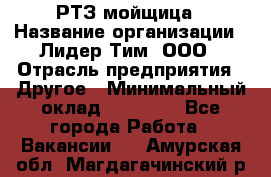 РТЗ/мойщица › Название организации ­ Лидер Тим, ООО › Отрасль предприятия ­ Другое › Минимальный оклад ­ 30 000 - Все города Работа » Вакансии   . Амурская обл.,Магдагачинский р-н